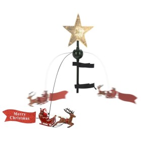 Ambiance Estrella de árbol de Navidad con Papá Noel LED de Ambiance, Luces de Navidad - Ref: Foro24-439806, Precio: 47,99 €, ...