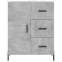 Aparador alto madera contrachapada gris hormigón 69,5x34x180 cm de vidaXL, Aparadores - Ref: Foro24-3199821, Precio: 169,15 €...