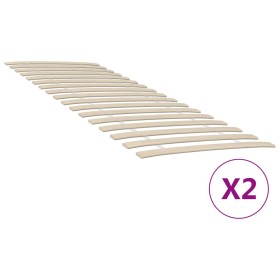 Slatted bases with 34 slats 2 units 80x200 cm by vidaXL, Beds and slatted bases - Ref: Foro24-3203720, Price: 53,13 €, Discou...