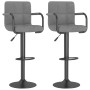 Kitchen stools 2 units light gray velvet by vidaXL, Kitchen stools - Ref: Foro24-334659, Price: 140,01 €, Discount: %