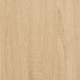 Mesa de centro madera contrachapada roble Sonoma 60x60x42 cm