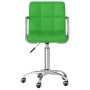 Swivel dining chairs 2 units green synthetic leather by vidaXL, dining chairs - Ref: Foro24-334706, Price: 101,39 €, Discount: %