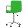 Swivel dining chairs 2 units green synthetic leather by vidaXL, dining chairs - Ref: Foro24-334706, Price: 101,39 €, Discount: %