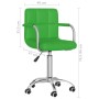 Swivel dining chairs 2 units green synthetic leather by vidaXL, dining chairs - Ref: Foro24-334706, Price: 101,39 €, Discount: %