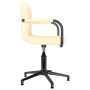 Swivel dining chairs 2 units cream velvet by vidaXL, dining chairs - Ref: Foro24-334782, Price: 102,98 €, Discount: %