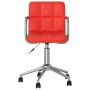 Drehbare Esszimmerstühle, 2 Einheiten, rotes Kunstleder von vidaXL, Essstühle - Ref: Foro24-334823, Preis: 105,99 €, Rabatt: %