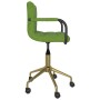 Silla de comedor giratoria de terciopelo verde claro de vidaXL, Sillas de comedor - Ref: Foro24-334836, Precio: 91,94 €, Desc...