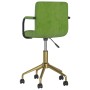 Silla de comedor giratoria de terciopelo verde claro de vidaXL, Sillas de comedor - Ref: Foro24-334836, Precio: 91,94 €, Desc...