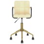 Swivel dining chairs 2 units cream velvet by vidaXL, dining chairs - Ref: Foro24-334844, Price: 95,99 €, Discount: %