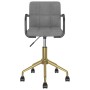 Swivel dining chairs 2 units light gray velvet by vidaXL, dining chairs - Ref: Foro24-334845, Price: 122,57 €, Discount: %