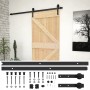 Sliding door with solid pine wood fittings 90x210 cm by vidaXL, Doors - Ref: Foro24-3057500, Price: 181,22 €, Discount: %