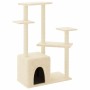 Cat scratching post with cream sisal posts 107.5 cm by vidaXL, Cat furniture - Ref: Foro24-172070, Price: 40,14 €, Discount: %