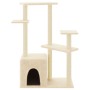 Cat scratching post with cream sisal posts 107.5 cm by vidaXL, Cat furniture - Ref: Foro24-172070, Price: 40,14 €, Discount: %