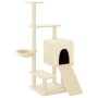 Cat scratching post with cream sisal posts 130.5 cm by vidaXL, Cat furniture - Ref: Foro24-172040, Price: 51,92 €, Discount: %