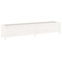 Elevated garden bed made of white pine wood 199.5x40x39 cm by vidaXL, Pots and planters - Ref: Foro24-825269, Price: 143,77 €...