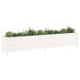 Elevated garden bed made of white pine wood 199.5x40x39 cm by vidaXL, Pots and planters - Ref: Foro24-825269, Price: 143,77 €...