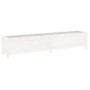 Elevated garden bed made of white pine wood 199.5x40x39 cm by vidaXL, Pots and planters - Ref: Foro24-825269, Price: 143,77 €...