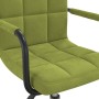 Silla de comedor giratoria de terciopelo verde claro de vidaXL, Sillas de comedor - Ref: Foro24-334858, Precio: 90,06 €, Desc...