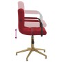 Red Wine Velvet Swivel Dining Chair by vidaXL, dining chairs - Ref: Foro24-334862, Price: 70,99 €, Discount: %