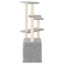 Cat scratcher with light gray sisal posts 107.5 cm by vidaXL, Cat furniture - Ref: Foro24-172071, Price: 40,14 €, Discount: %