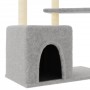 Cat scratcher with light gray sisal posts 107.5 cm by vidaXL, Cat furniture - Ref: Foro24-172071, Price: 40,14 €, Discount: %