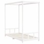 Estructura de cama para niños madera de pino blanco 90x200 cm de vidaXL, Cunas y camas para niños - Ref: Foro24-834523, Preci...