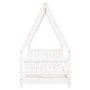 White pine wood children's bed frame 80x200 cm by vidaXL, Cribs and beds for children - Ref: Foro24-834496, Price: 104,60 €, ...