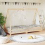 Estructura de cama para niños madera maciza de pino 90x200 cm de vidaXL, Cunas y camas para niños - Ref: Foro24-834483, Preci...