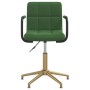 Swivel dining chairs 2 units dark green velvet by vidaXL, dining chairs - Ref: Foro24-334870, Price: 115,99 €, Discount: %