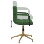 Swivel dining chairs 2 units dark green velvet by vidaXL, dining chairs - Ref: Foro24-334870, Price: 115,99 €, Discount: %