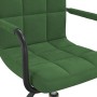 Swivel dining chairs 2 units dark green velvet by vidaXL, dining chairs - Ref: Foro24-334870, Price: 115,99 €, Discount: %