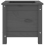 Solid gray pine wood planter 40x40x39 cm by vidaXL, Pots and planters - Ref: Foro24-825249, Price: 53,81 €, Discount: %