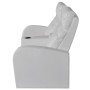 2-seater armchair with LED white synthetic leather by vidaXL, Sofas - Ref: Foro24-243595, Price: 707,90 €, Discount: %