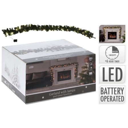 Ambiance Guirnalda de Navidad con 30 LEDs 270 cm de Ambiance, Luces de Navidad - Ref: Foro24-439723, Precio: 24,48 €, Descuen...