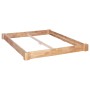 Solid oak wood bed frame 160x200 cm by vidaXL, Beds and slatted bases - Ref: Foro24-247259, Price: 223,46 €, Discount: %