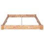 Solid oak wood bed frame 160x200 cm by vidaXL, Beds and slatted bases - Ref: Foro24-247259, Price: 223,46 €, Discount: %