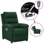 Electric massage chair dark green fabric by vidaXL, Electric massage chairs - Ref: Foro24-3098981, Price: 260,39 €, Discount: %