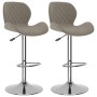 Kitchen stools 2 units light gray velvet by vidaXL, Kitchen stools - Ref: Foro24-334911, Price: 126,43 €, Discount: %