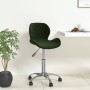 Dark Green Velvet Swivel Dining Chair by vidaXL, dining chairs - Ref: Foro24-334937, Price: 80,99 €, Discount: %