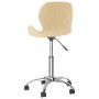 Swivel dining chairs 2 pcs cream velvet by vidaXL, dining chairs - Ref: Foro24-334944, Price: 96,99 €, Discount: %