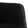 Black genuine leather rocking chair with stool by vidaXL, Rocking chairs - Ref: Foro24-339698, Price: 134,75 €, Discount: %