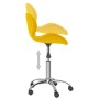 Sillas de comedor giratorias 2 uds terciopelo amarillo mostaza de vidaXL, Sillas de comedor - Ref: Foro24-334952, Precio: 96,...