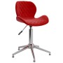 Red Wine Velvet Swivel Dining Chair by vidaXL, dining chairs - Ref: Foro24-334968, Price: 68,51 €, Discount: %