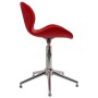 Red Wine Velvet Swivel Dining Chair by vidaXL, dining chairs - Ref: Foro24-334968, Price: 68,51 €, Discount: %