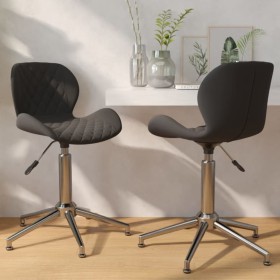 Swivel dining chairs 2 units dark gray velvet by vidaXL, dining chairs - Ref: Foro24-334974, Price: 90,99 €, Discount: %