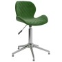 Swivel dining chairs 2 units dark green velvet by vidaXL, dining chairs - Ref: Foro24-334976, Price: 85,99 €, Discount: %