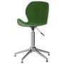 Swivel dining chairs 2 units dark green velvet by vidaXL, dining chairs - Ref: Foro24-334976, Price: 85,99 €, Discount: %