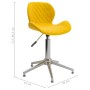 Sillas de comedor giratorias 2 uds terciopelo amarillo mostaza de vidaXL, Sillas de comedor - Ref: Foro24-334980, Precio: 103...