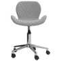 2pcs Light Gray Velvet Swivel Dining Chairs by vidaXL, dining chairs - Ref: Foro24-335001, Price: 103,77 €, Discount: %