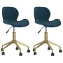 Swivel dining chairs 2 pcs blue velvet by vidaXL, dining chairs - Ref: Foro24-335033, Price: 99,72 €, Discount: %